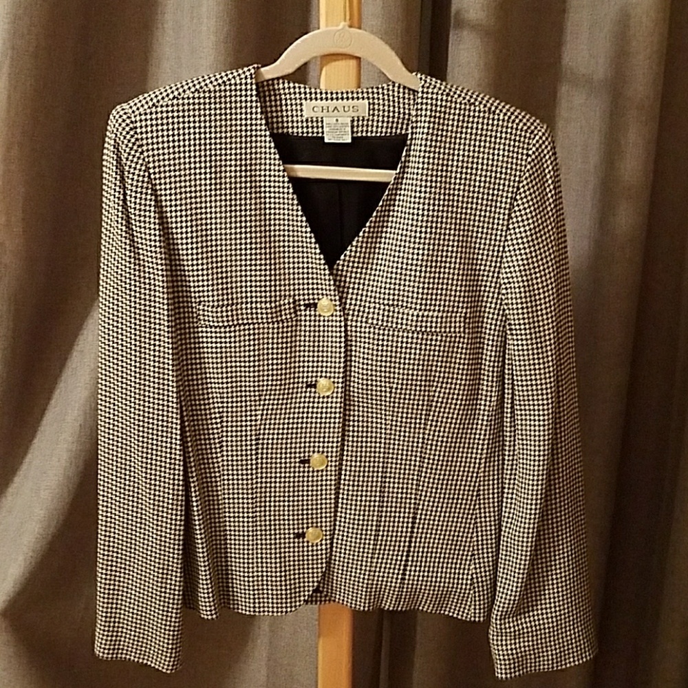Houndstooth Blazer